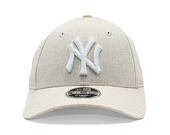 Dětská Kšiltovka New Era - MLB Linen 9FORTY M-CROWN - NY Yankees - Stone / White