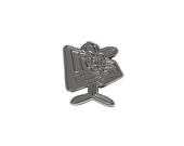Připínáček New Era - Branded Cap Pin Flag - Silver