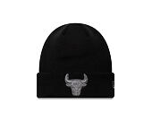 Kulich New Era - NBA Metallic Beanie Medium Knit - Chicago Bulls - Black