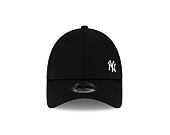 Kšiltovka New Era - MLB Flawless Mesh 9FORTY - NY Yankees - Black - White Logo - Black