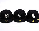Kšiltovka New Era - MLB Moon Cooperstown 59FIFTY - NY Yankees - White And Navy Pinstripe