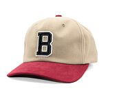Kšiltovka Brixton - Big B Mp Cap - Sand/Burgundy