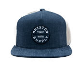 Kšiltovka Brixton - Oath Mp Trucker Hat - Blue Chambray/White