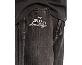 Kalhoty Ed Hardy - Embroidered Angel Xxtra Fit Jeans - Distressed Black Wash