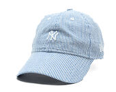 Dětská Kšiltovka New Era - MLB Seersucker 9TWENTY - NY Yankees - Pastel Blue