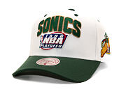 Kšiltovka Mitchell & Ness - Post Season Hwc - NBA - Seattle Supersonics - White