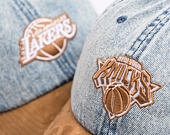 Kšiltovka Mitchell & Ness - Den Suede Strapback - NBA - New York Knicks - Blue