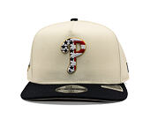 Kšiltovka New Era - MLB "American Flag" 9FIFTY - Philadelphia Phillies - Chrome White