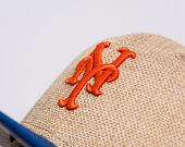 Kšiltovka New Era - MLB "Summer Twine" 59FIFTY - NY Mets - Team Color / Open Market Tan