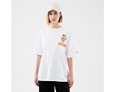 Triko New Era - Branded Food Character Oversized Tee - White