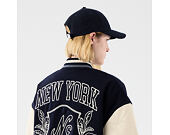 Bunda New Era - Branded Oversized Varsity Jacket - Navy