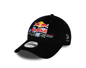Kšiltovka New Era - F1 Distressed Cord 9FORTY - RED BULL F1 - Black