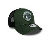 Kšiltovka New Era - Seasonal 9FORTY A-Frame Trucker - Manchester United - Cilantro Green