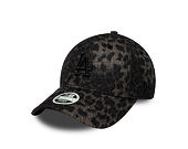 Dámská Kšiltovka New Era - MLB Cosy Leopard 9FORTY - LA Dodgers - Black