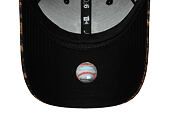 Dámská Kšiltovka New Era - MLB Cosy Leopard 9FORTY - NY Yankees - Deep Auburn / Black