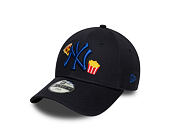 Dětská Kšiltovka New Era - MLB Food Icon 9FORTY - NY Yankees - Navy / Blue