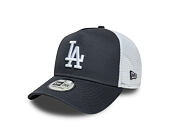 Kšiltovka New Era - MLB Essential 9FORTY A-Frame Trucker - LA Dodgers - Dark Concrete
