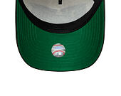 Kšiltovka New Era - MLB Wordmark Suede 9FORTY A-Frame - NY Yankees - Cream / Cilantro Green