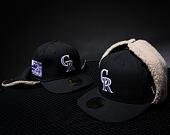 Kšiltovka New Era - MLB World Series Cooperstown Dog-Ear 59FIFTY - Colorado Rockies - Black