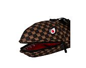 Taška Sprayground - Sharks In Paris Wtf Bubble Brown Check Shark Duffle