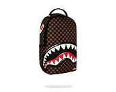 Batoh Sprayground - Sharks In Paris Wtf Bubble Brown Check Backpack