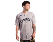 Dres Nike - MLB Men's Cooperstown Jersey - New York Yankees 1927 - Atmosphere Grey