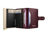 Peněženka Secrid - Miniwallet Emboss Diamond Premium - Bordeaux