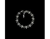 Náramek Fainz - Double Spike Bracelet - Silver