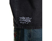 Košile Ed Hardy - Mens Eagle And Stars Relaxed Denim Shirt - Black