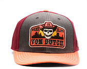 Kšiltovka Von Dutch - Semi Curve - Patch Premium - Red / Orange