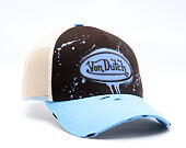 Kšiltovka Von Dutch - Baseball - Print & Embroidery - Black / Light Blue