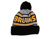 Kulich New Era - NHL Evergreen Wordmark Pom Medium Knit - Boston Bruins - Team Color
