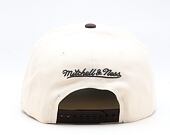 Kšiltovka Mitchell & Ness - NBA Brown And Cream Pro Snapback - Los Angeles Lakers - Cream