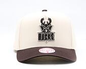 Kšiltovka Mitchell & Ness - NBA Brown And Cream Pro Snapback Hwc - Milwaukee Bucks - Cream