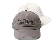 Kšiltovka Von Dutch - 3D Embroidery Logo Baseball - Taupe