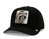 Dětská kšiltovka Goorin - Bandit (all Black) - Raccoon - Black
