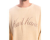 Mikina Karl Kani - KK Script Knit Oversized Crew - Off White