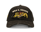 Kšiltovka Capslab - Looney Tunes Baseball Cap - Wile E. Coyote Caution Distressed - Black