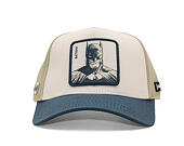 Kšiltovka Capslab - Batman Trucker - Dark Knight Sketch - Off White / Blue
