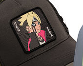 Kšiltovka Capslab - Boruto Trucker - Boruto Karma - Olive / Black