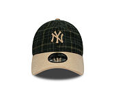 Kšiltovka New Era - MLB Mix Check 9TWENTY - NY Yankees - Stone / Cilantro Green