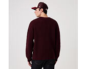 Mikina New Era - MLB Waffle Knit Crew - NY Yankees - Maroon