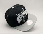 Kšiltovka Mitchell & Ness Team Arch 2 Tone Snapback San Antonio Spurs Black / Grey