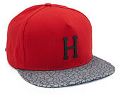 Kšiltovka HUF Metal H Quake Strapback Red