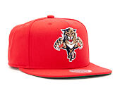 Kšiltovka Mitchell & Ness Florida Panthers Wool Solid 2 Red Snapback