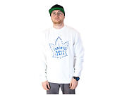 Mikina Mitchell & Ness Toronto Maple Leafs Team Logo Crewneck White