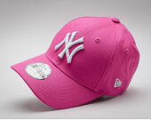 Dětská Kšiltovka New Era - MLB Essential 9FORTY - NY Yankees - Hot Pink / White