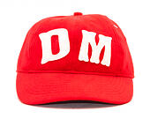 Kšiltovka Pink Dolphin Motorsports 8 Panel Red Fitted