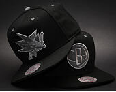 Kšiltovka Mitchell & Ness Grey Tonal Logo San Jose Sharks Snapback
