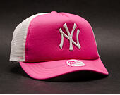 Dámská Kšiltovka s kratším kšiltem New Era New York Yankees Trucker Pink/White Snapback